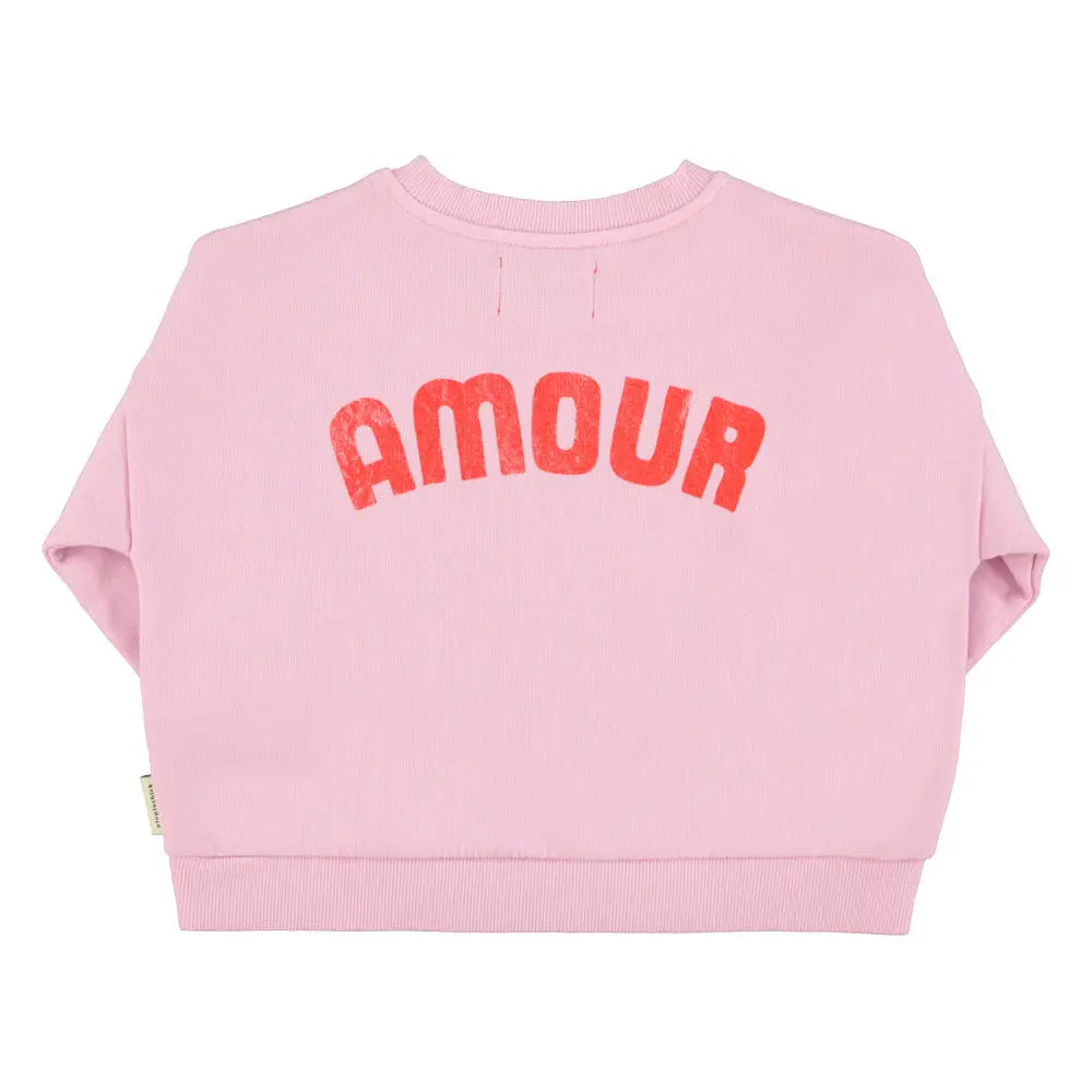 Sweat Amour Coton Bio Lilas Piupiuchick