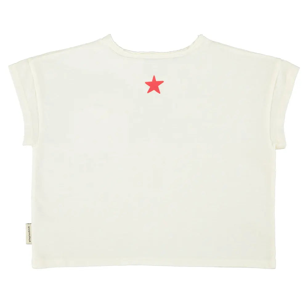 T-shirt Peace Ecru Piupiuchick