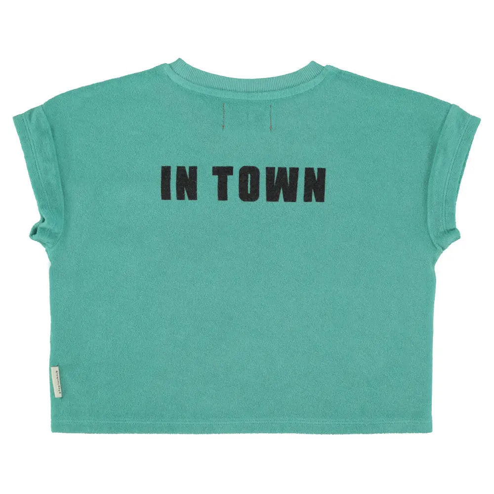 T-shirt Best Friend Turquoise Piupiuchick