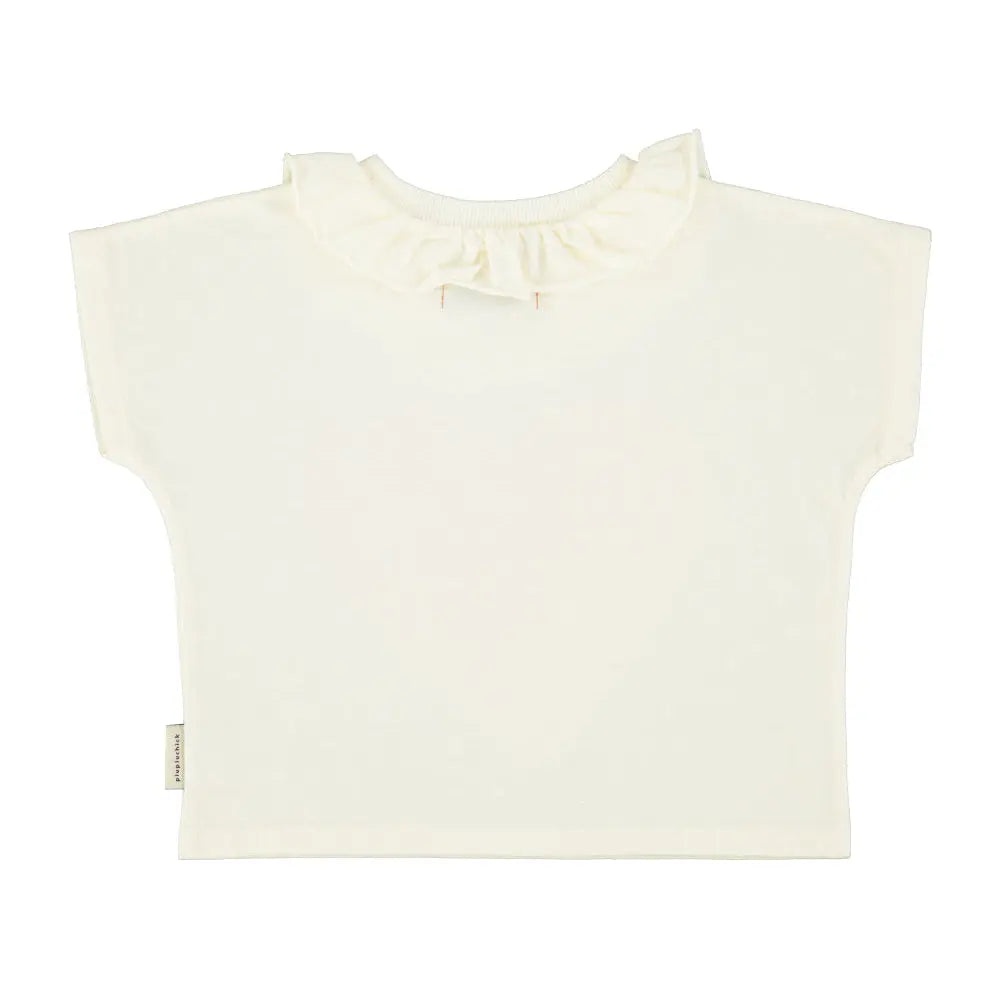 T-shirt coeur Ecru Piupiuchick